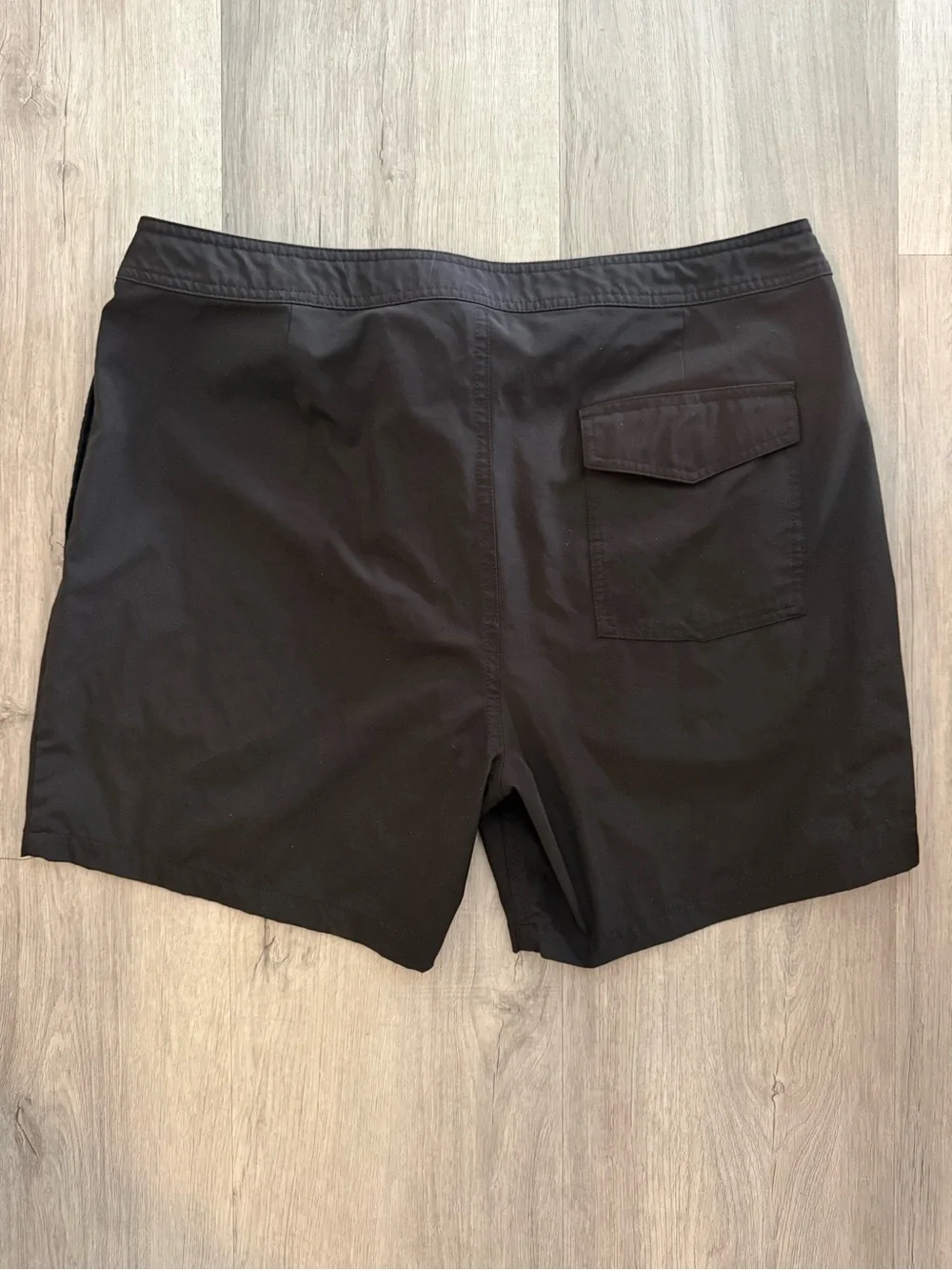 ⭐️ Bylt Basics Black Swim Board Shorts with Adjustable Drawstring